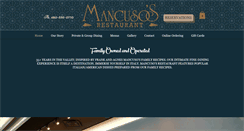 Desktop Screenshot of mancusosrestaurant.com