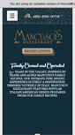 Mobile Screenshot of mancusosrestaurant.com